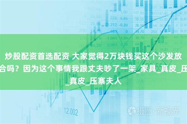 炒股配资首选配资 大家觉得2万块钱买这个沙发放大厅适合吗？因为这个事情我跟丈夫吵了一架_家具_真皮_压寨夫人